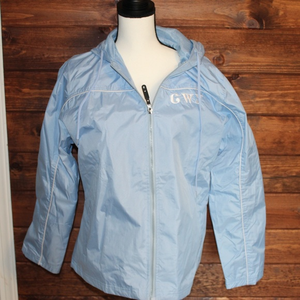 Women's i5‎ Light Blue Windbreaker Jacket Large